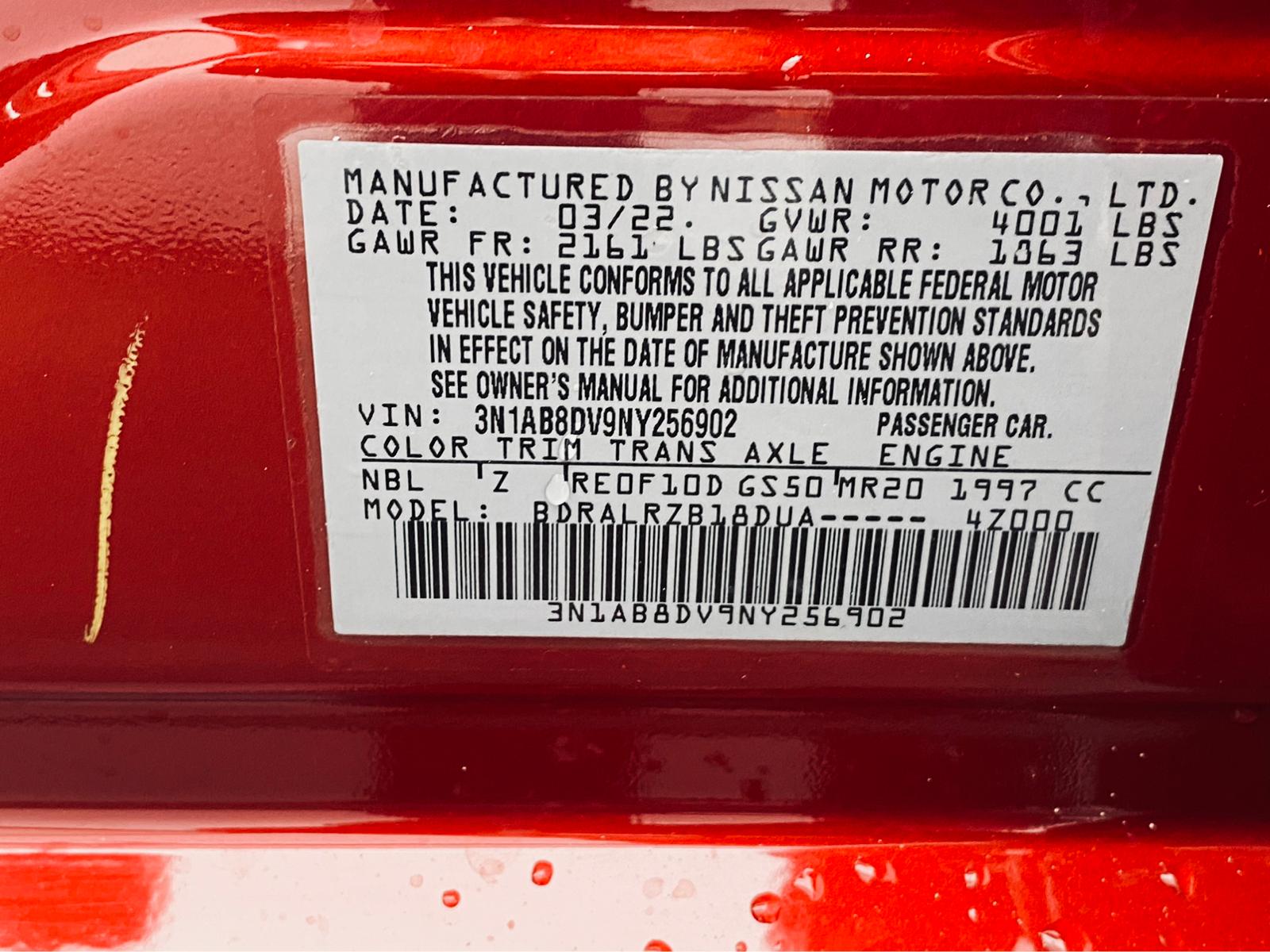 Used 2022 Scarlet Ember Tintcoat Nissan SR image 21