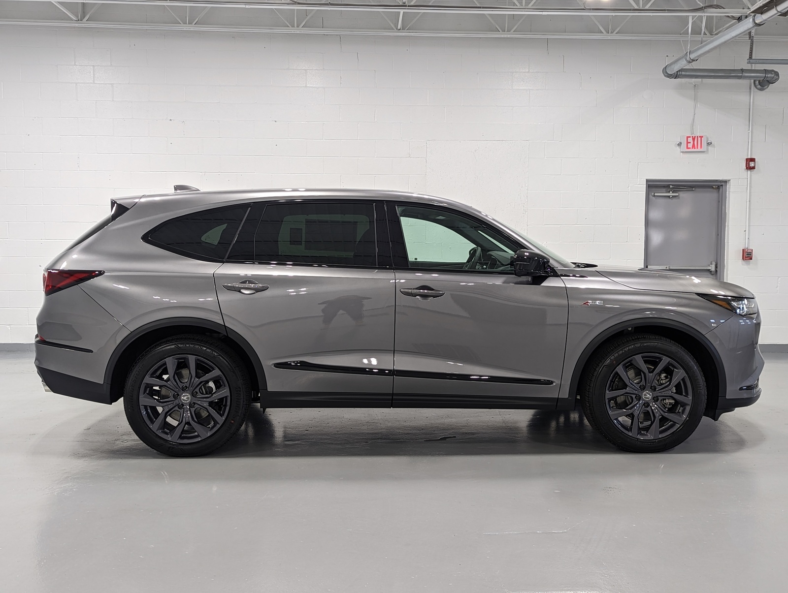 New 2023 Acura MDX SHAWD with ASpec Package in Liquid Carbon Metallic