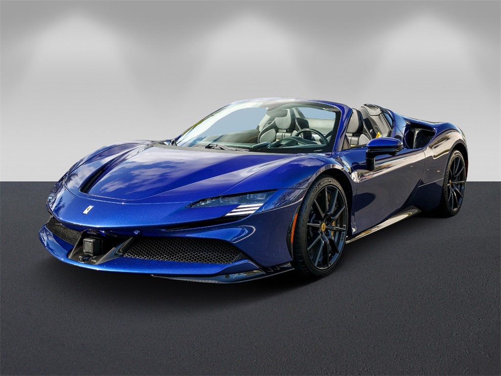 Certified Used 2022 Blue Ferrari Base image 7
