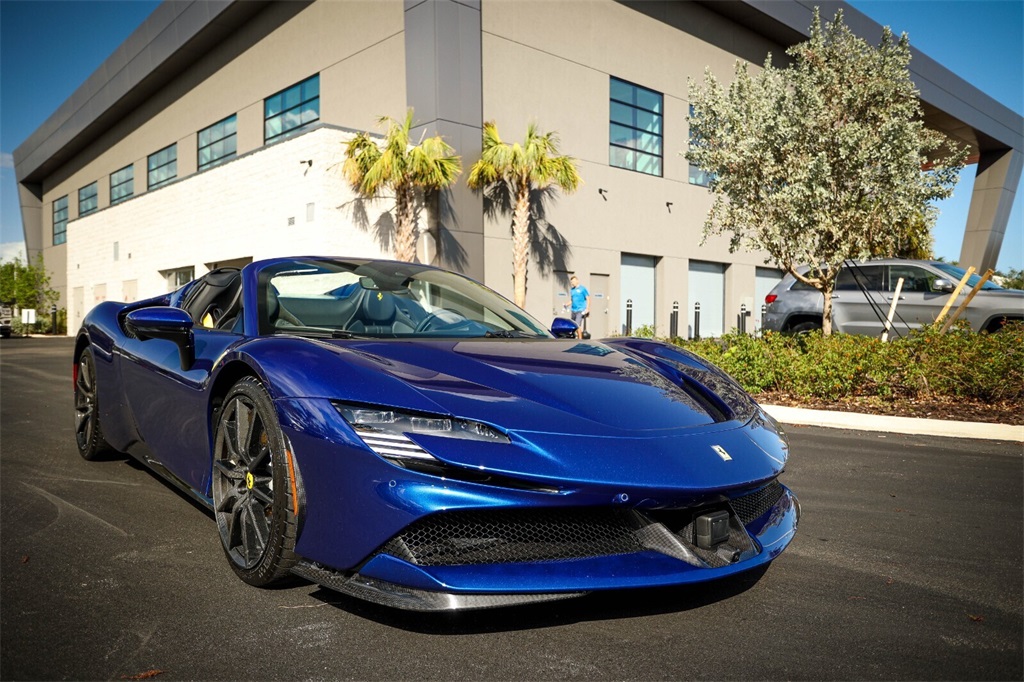 Certified Used 2022 Blue Ferrari Base image 13