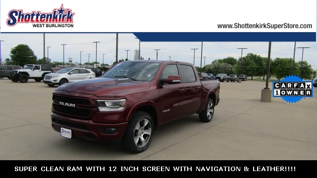 Pre Owned 19 Ram 1500 Laramie 4d Crew Cab In West Burlington Pd Shottenkirk Superstore