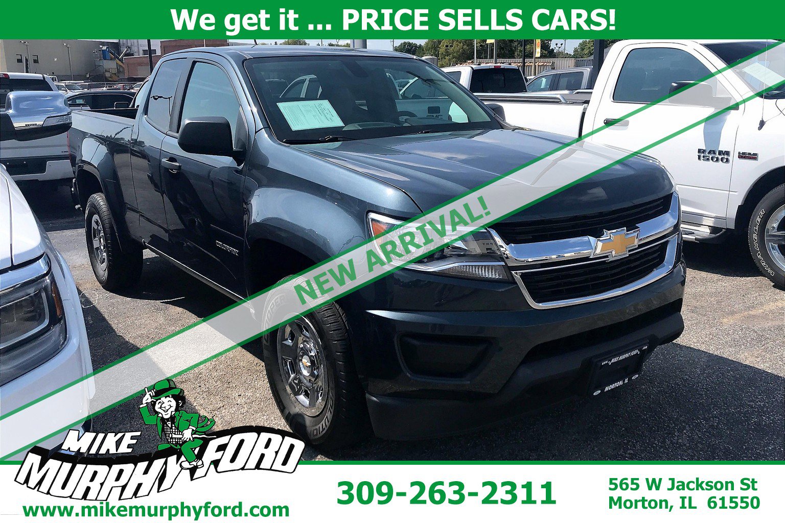 PreOwned 2019 Chevrolet Colorado Work Truck 4 Door Extended Cab Long