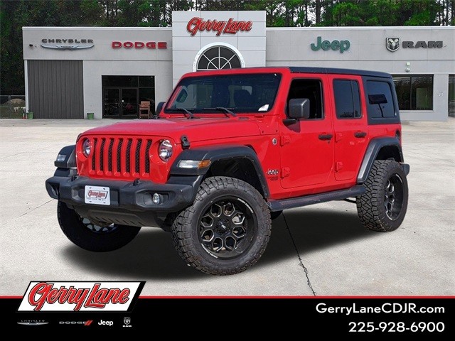 PRE-OWNED 2020 JEEP WRANGLER UNLIMITED SPORT S 4WD 4D SPORT UTILITY