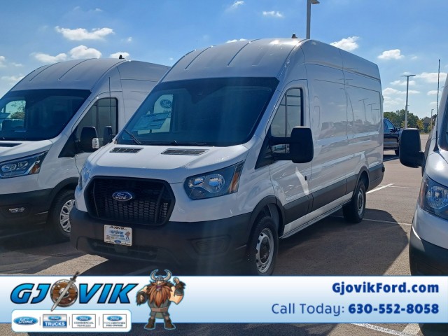 New 2023 Oxford White Ford Transit Cargo Van T350 Full-size Cargo Van