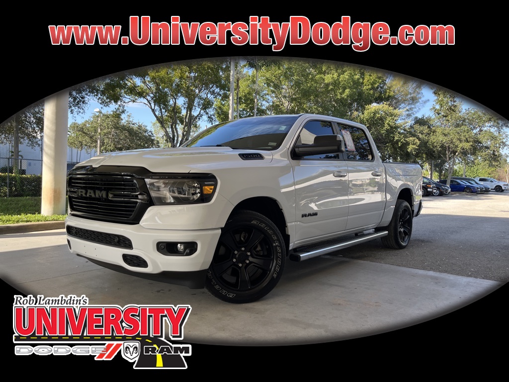 Certified Pre Owned Ram 1500 Big Horn Lone Star 4d Crew Cab In Davie U2tb University Dodge Ram
