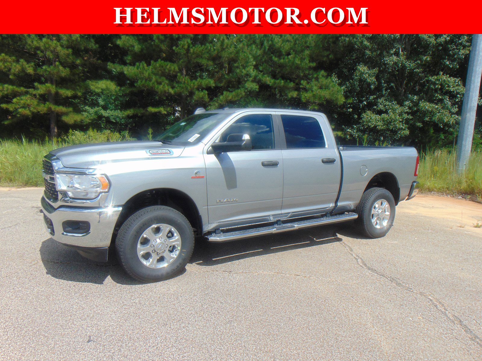 New 2022 Billet Silver Metallic Clearcoat RAM Big Horn image 4