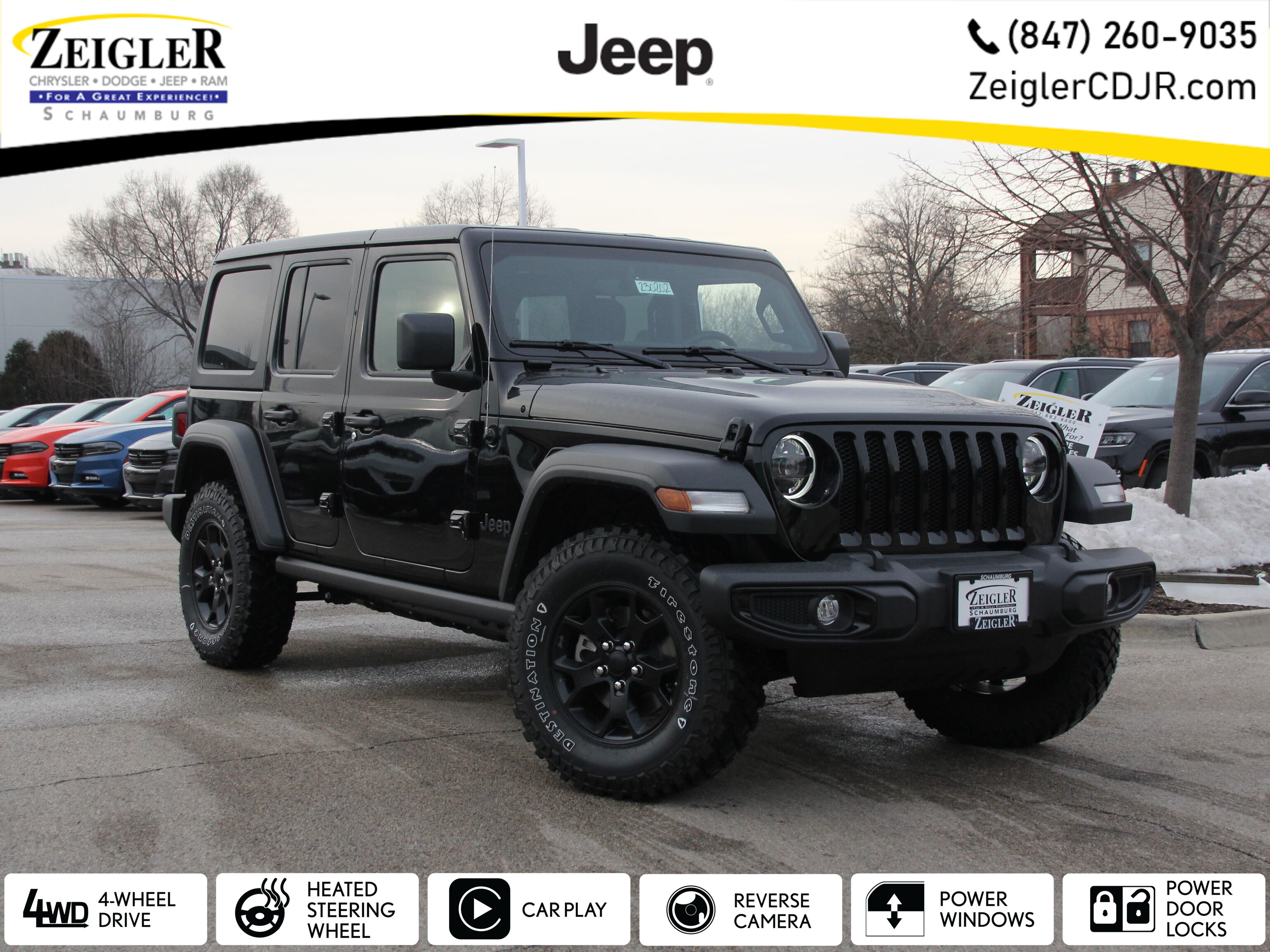 New 2023 Jeep Wrangler Willys Wheeler