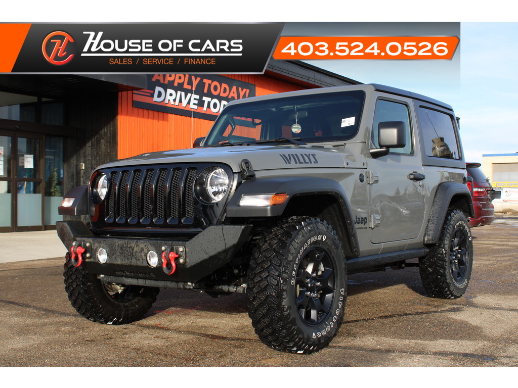 PreOwned 2021 Jeep Wrangler Willys Sport 4x4 Sport Utility in Calgary