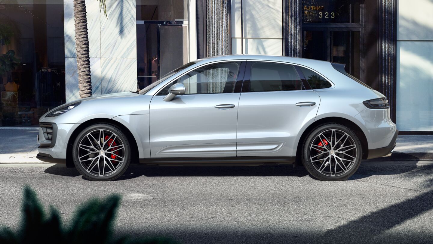 New 2023 Porsche Macan S SUV Silver in West Palm Beach Porsche West