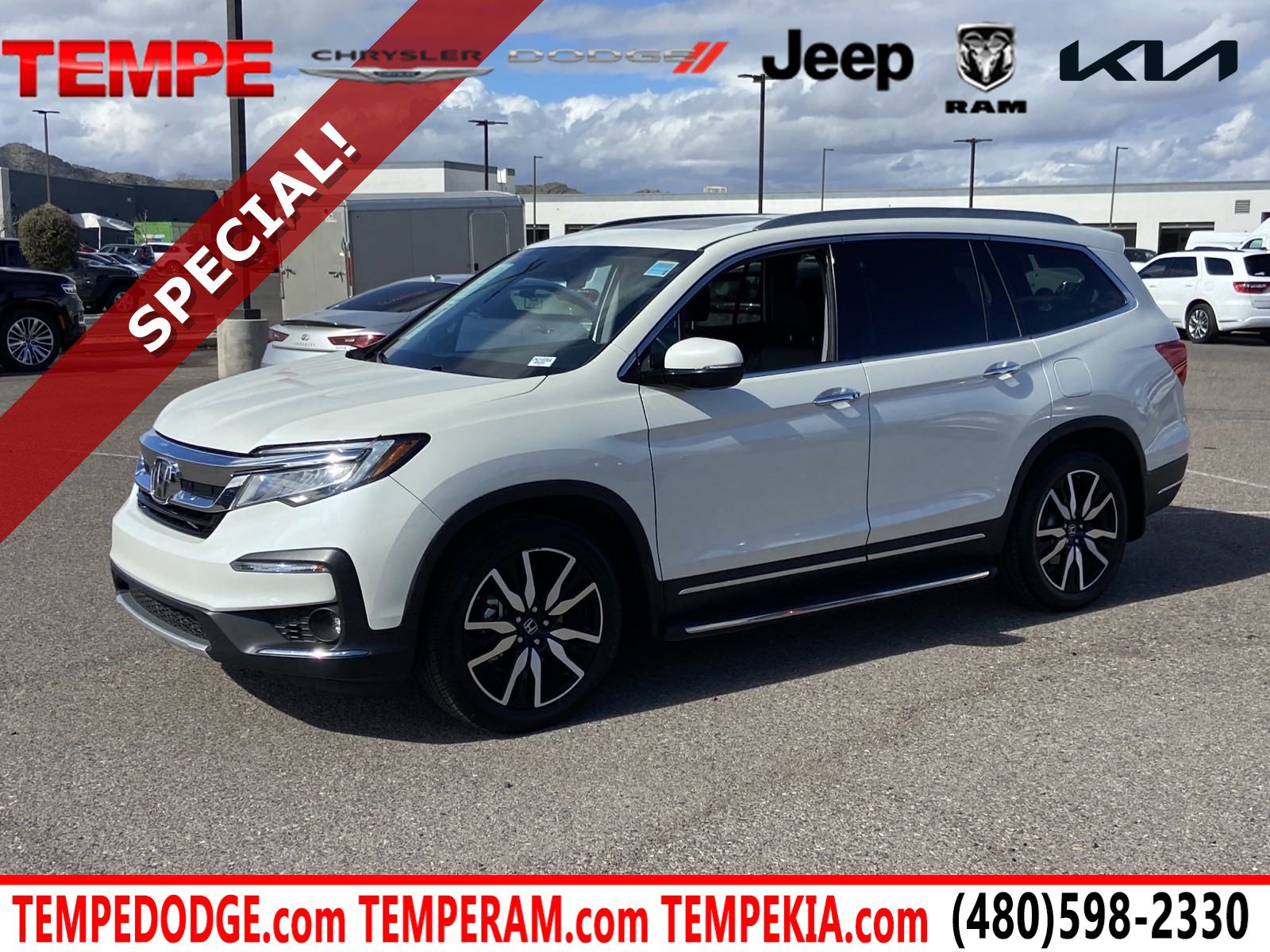 Pre-Owned 2019 Honda Pilot Touring 7-Passenger Sport Utility in Tempe  #PK21036A | Tempe Kia