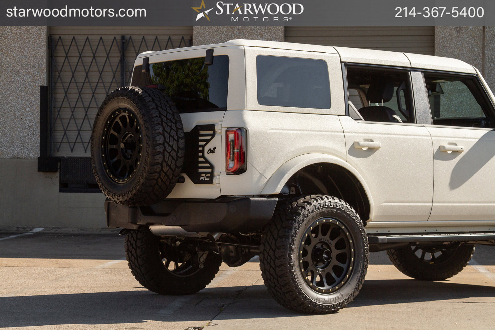 2022 Ford Bronco 35" TIRES 20" METHOD WHEELS RIGID INDUSTRIES LIGHTING