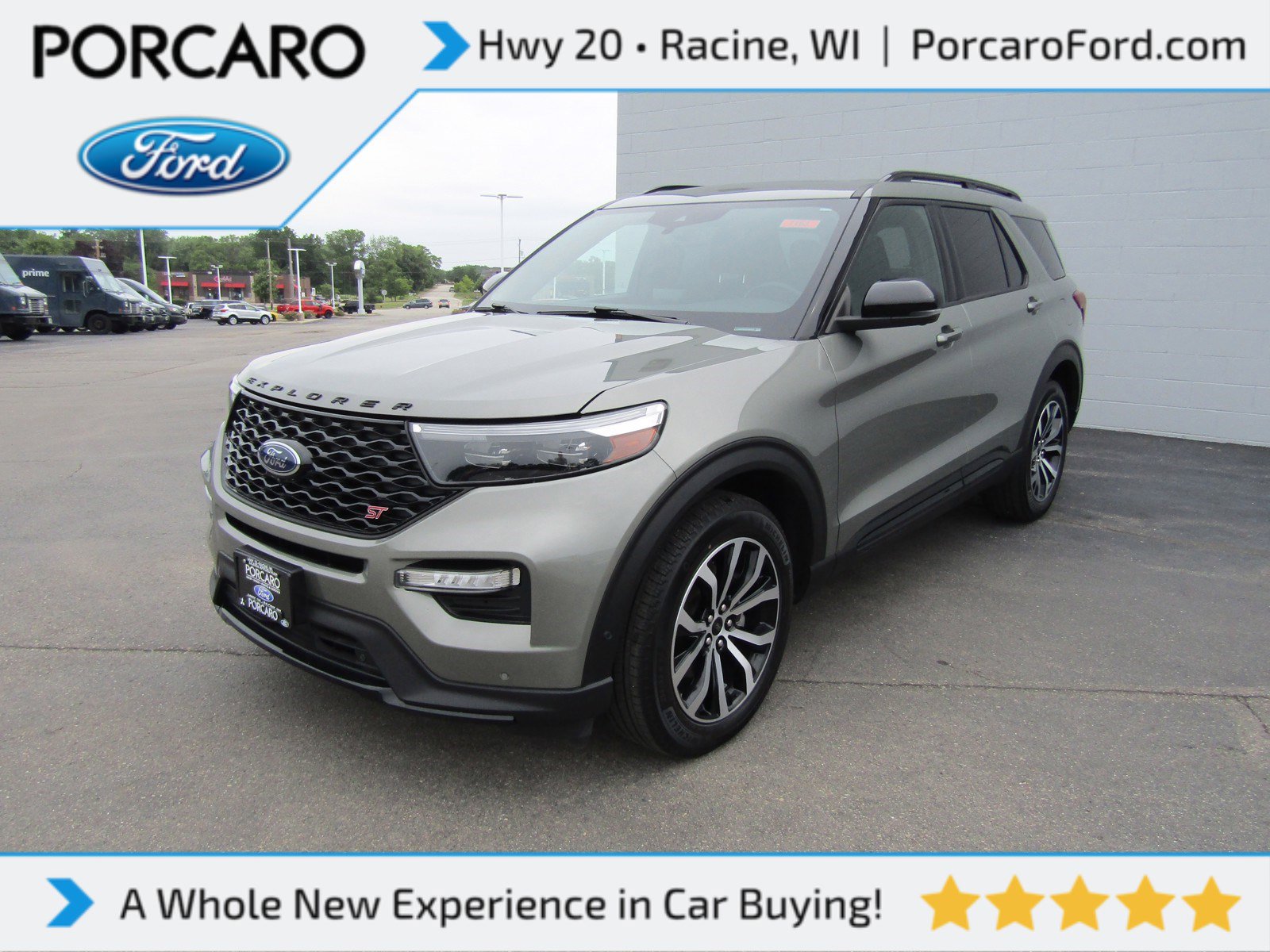 Used 2020 Silver Spruce Metallic Ford ST image 1