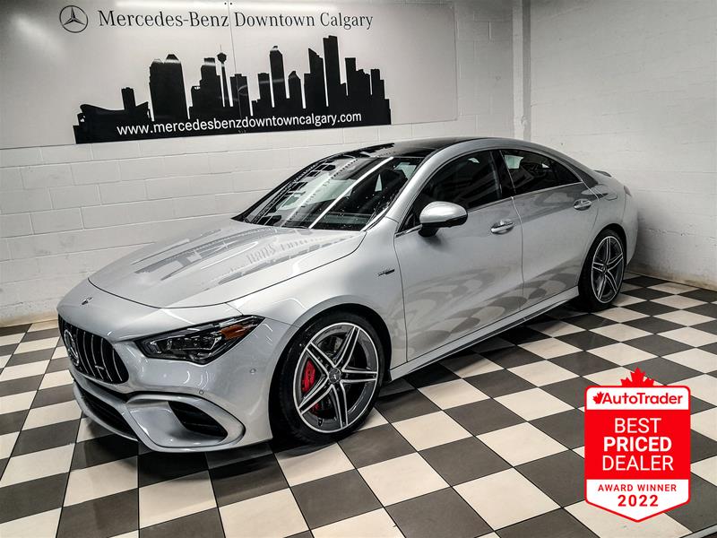 New 2023 MercedesBenz CLA Class CLA 45 AMG® 4Door Sedan in Calgary 