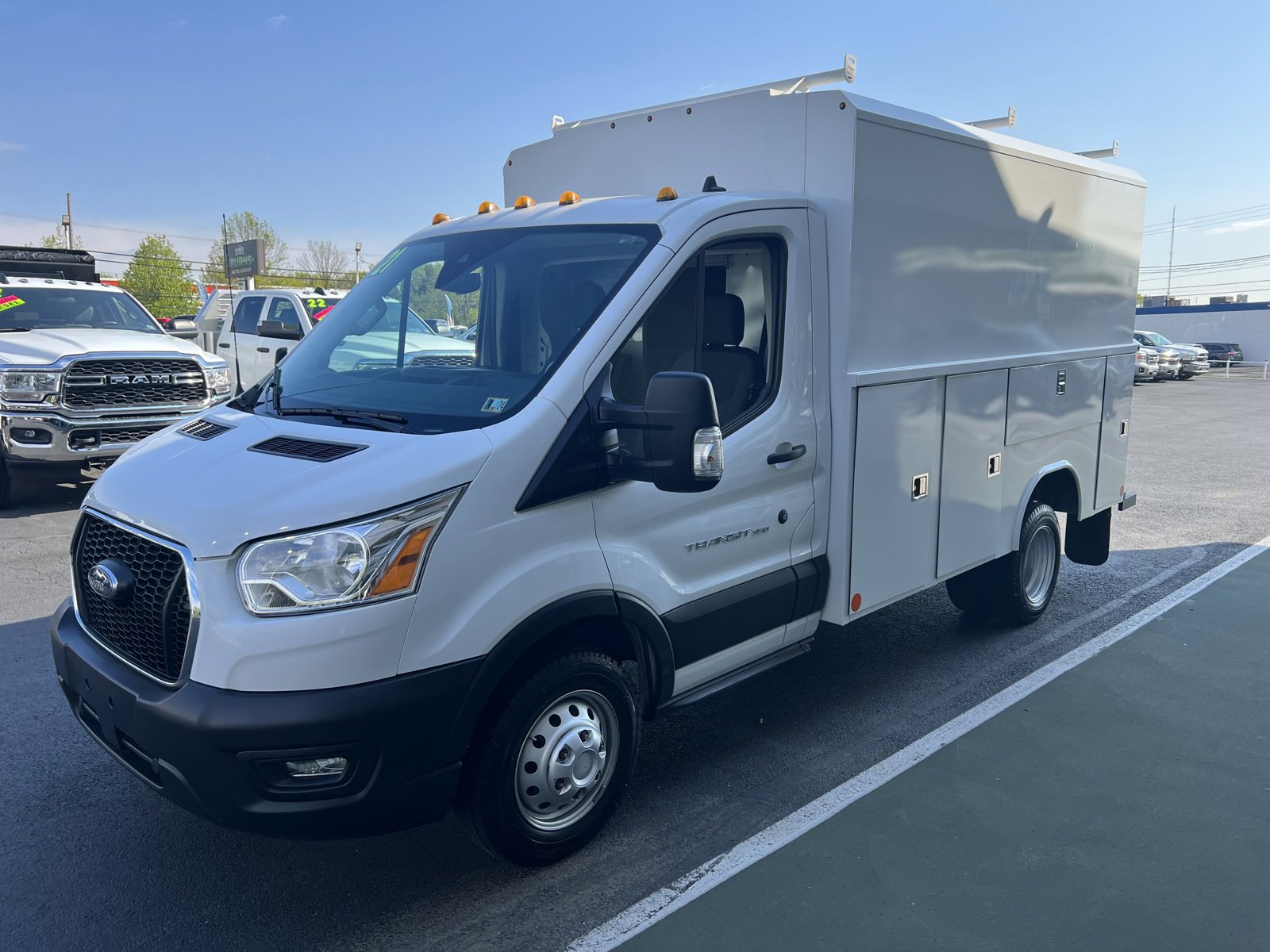 PreOwned 2021 Ford Transit Cutaway 3500HD Dually Utility Specialty