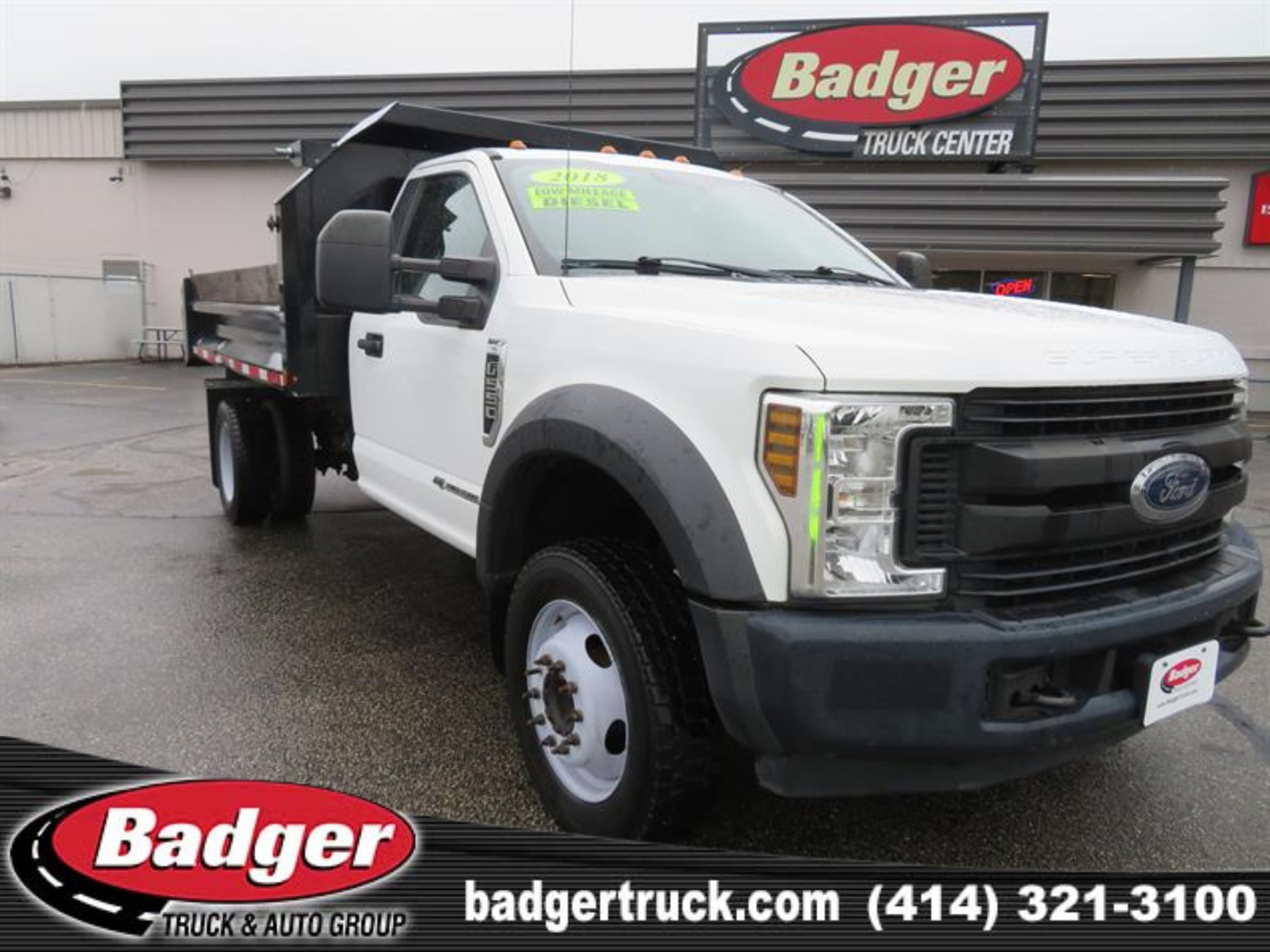PreOwned 2018 Ford F550 XL Dump near Milwaukee 42466 Badger Truck