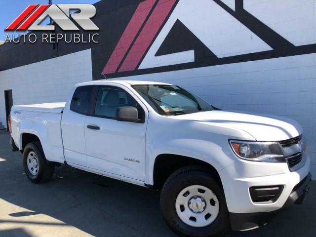 Pre-Owned 2019 Chevrolet Colorado 4WD Ext Cab 128.3" Work Truck