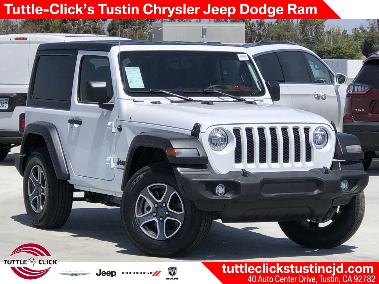 New 2022 Jeep Wrangler Sport S Sport Utility in Tustin #T220302 | Tuttle-Click's Tustin Chrysler Jeep Dodge Ram New 2022 Jeep Wrangler Sport S Sport Utility in Tustin #T220302 | Tuttle-Click's Tustin Chrysler Jeep Dodge Ram