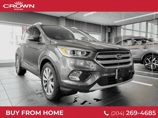 Pre-Owned 2018 Ford Escape Titanium 4WD *Accident Free | Low Mileage | Remote Start*