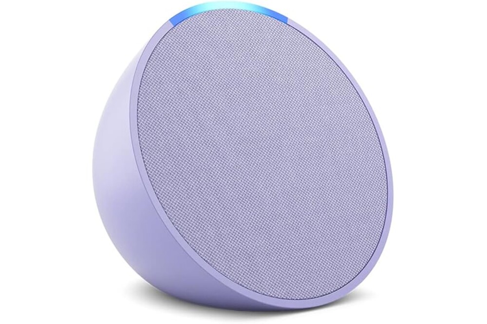 Amazon Echo Pop (newest model), Our smallest speaker, Designed for Alexa+, Fits in any room, Lavender Bloom