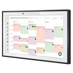 RROSKY WiFi Digital Calendar Smart Family Planner,Chore Charts, Achievement Rewards, AI Meal Planning, Smart Touchscreen Interactive Display for Schedules and Cloud Photo Desk Bases,10.1'' Black