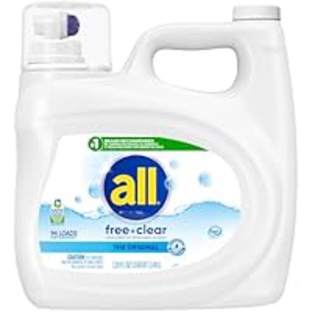 all Liquid Laundry Detergent Free Clear, 118 Ounce, 94 Loads