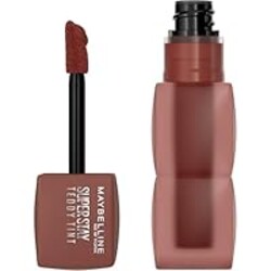 MAYBELLINE Super Stay Teddy Lip Tint, Long Lasting Matte Lipstick For Up To 12HR Wear, Mascara Tear, 1 Count