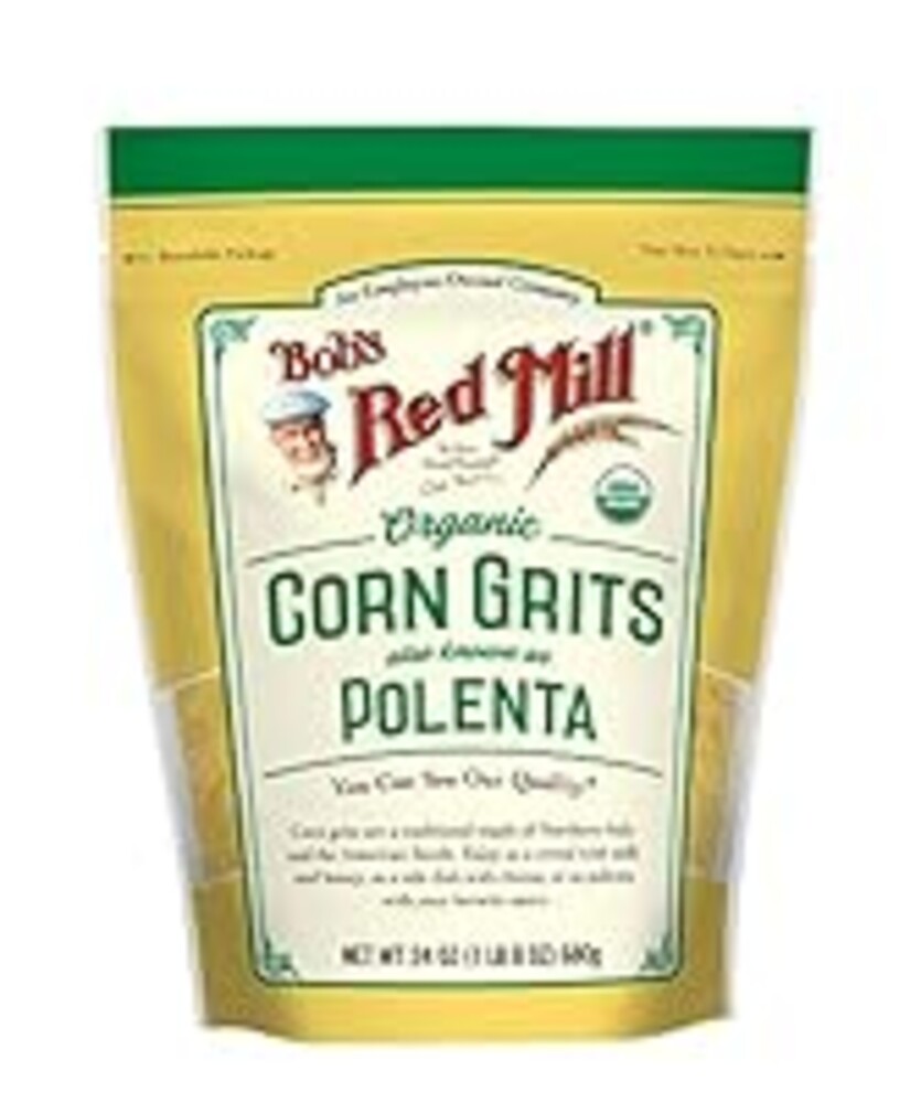 Bob's Red Mill Organic Corn Grits / Polenta, 24oz (Pack of 1) - Vegan, Kosher