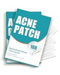 Acne Patches for Face - Hydrocolloid Pimple Patches with Tea Tree Oil for Spot Treatment, Zit Patch, Blemish Cover, Two Sizes, Vegan, Cruelty Free (108 Count (Pack of 1))