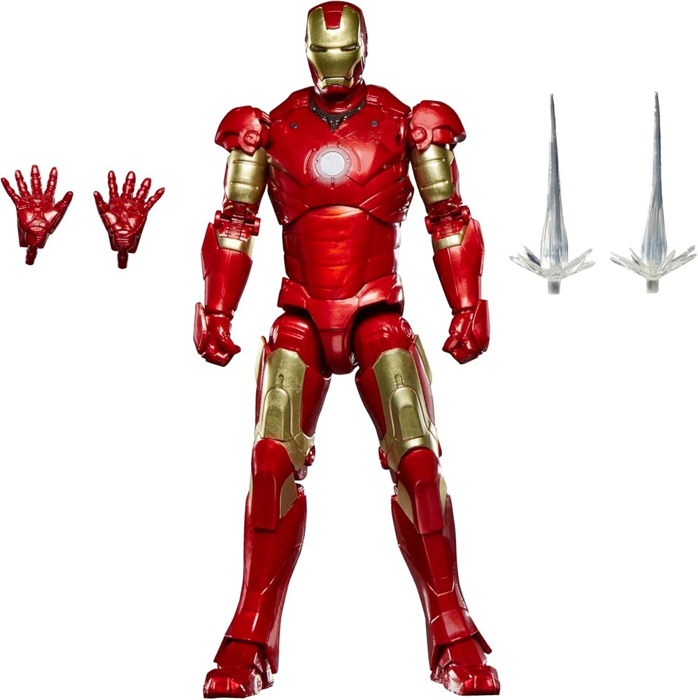 Marvel Legends Series Iron Man Mark III, Iron Man Movie Collectible 6-Inch Scale Action Figure Toy