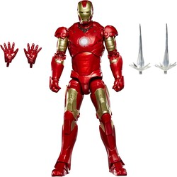 Marvel Legends Series Iron Man Mark III, Iron Man Movie Collectible 6-Inch Scale Action Figure Toy