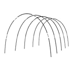 Greenhouse Hoops Grow Tunnel, 5 Sets of 7FT Garden Hoops for Raised Beds, Rust-Proof Fiberglass Frame for Garden Netting, Greenhouse Kit, Plant Shade Cloth, Plant Row Cover, 25 pcs