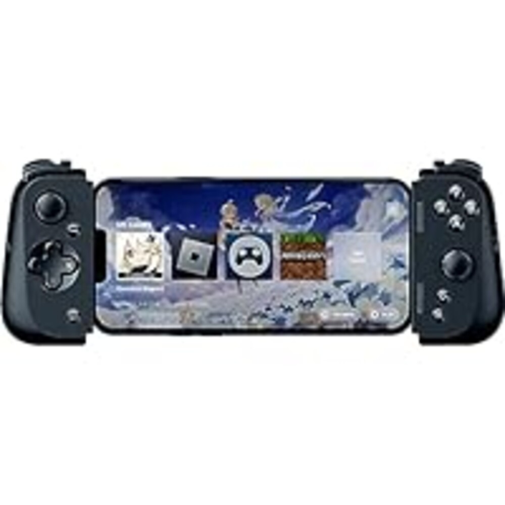 Razer Kishi V2 Mobile Gaming Controller for iPhone (Lightning): Console Quality Controls - Universal Fit w/ Extendable Bridge - Stream PC, Xbox, PlayStation Games - Customizable Triggers - Ergonomic