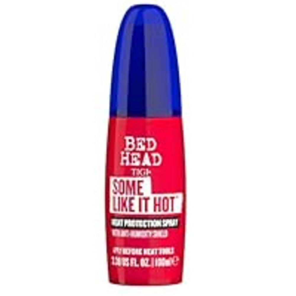 TIGI Bed Head Some Like It Hot Heat Styling and Protection Spray with Anti-Humidity Shield, Tames Frizz and Reduces Breakage, 3.38 fl oz
