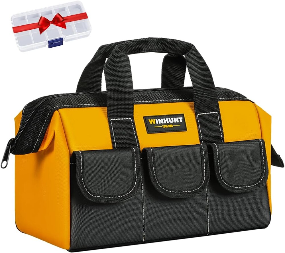 Tool Bag, Yellow, 31 cm/12 Inches, Made of 1680D Polyester, Ideal for DIY and Craftsmen