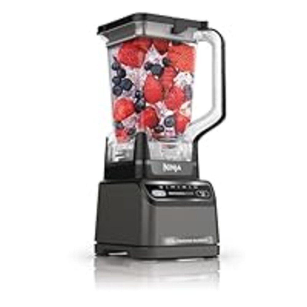 Ninja Professional Blender | Smoothie Blender, Drink Mixer, Grinder, Ice Crusher | Total Crushing™ Technology, Auto-iQ™ Smart Presets, Professional 1200W Power, XL 72oz Pitcher | Dark Grey | BR201AMZ