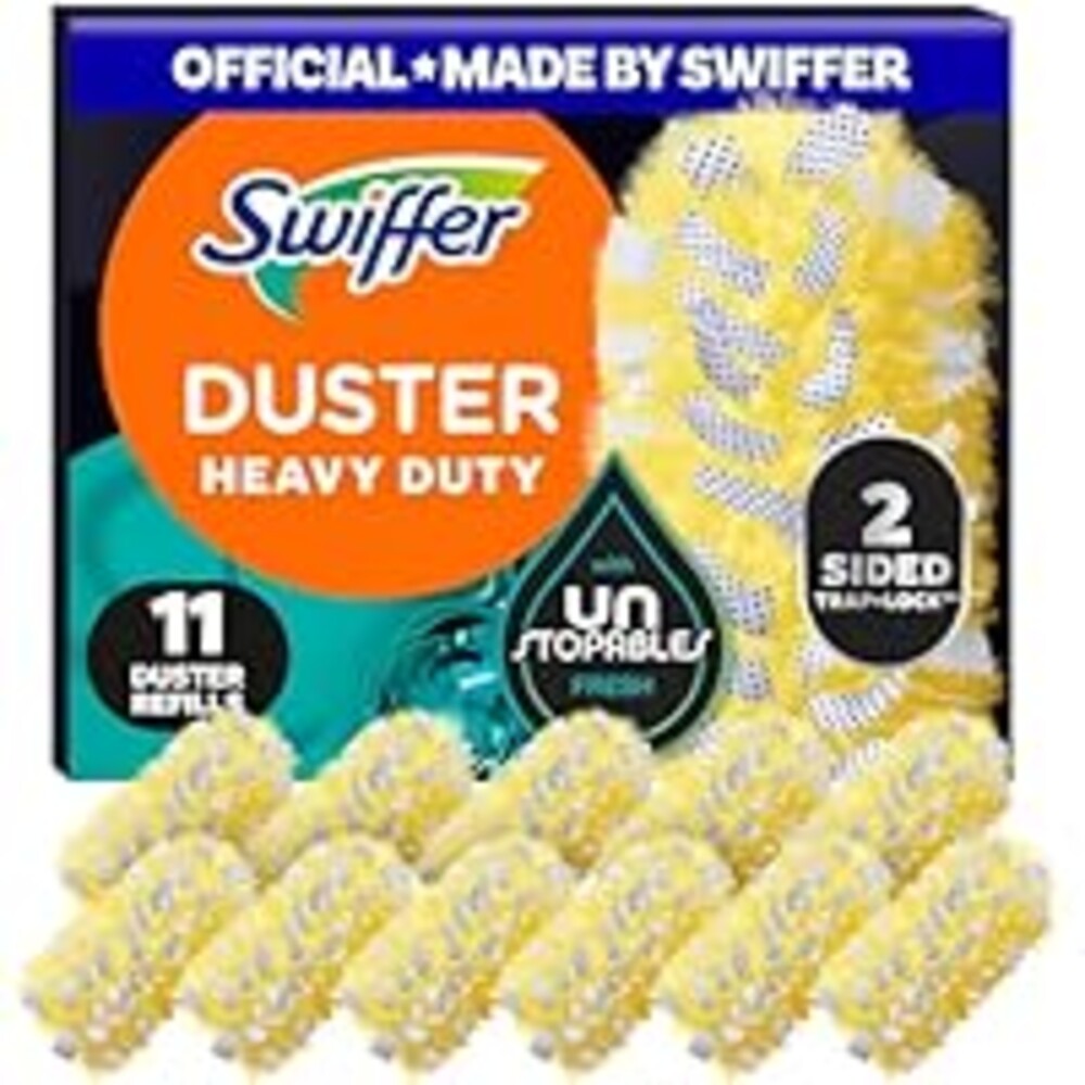 Swiffer Dusters Multi-Surface Heavy Duty Duster Refills, Unstopables Fresh Scent, 11 Count