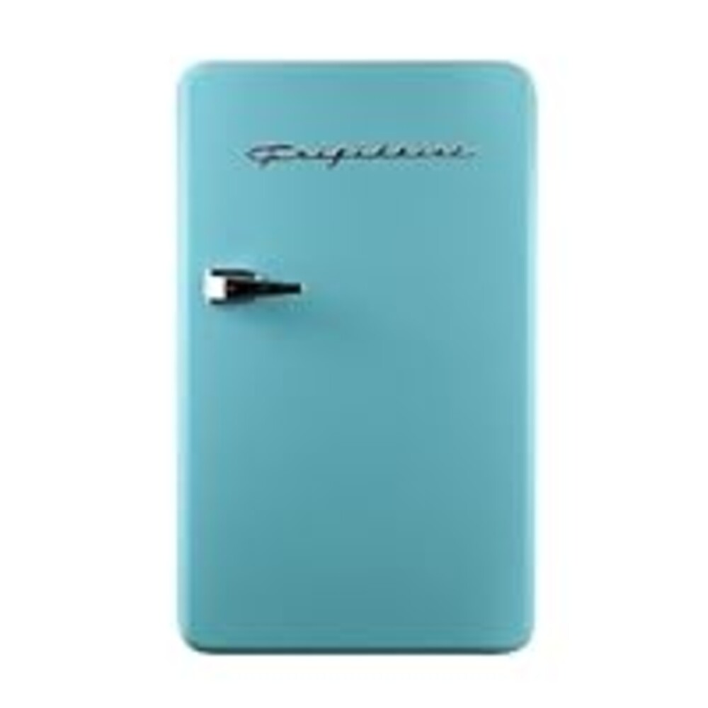 FRIGIDAIRE EFR372-BLUE 3.2 Cu Ft Blue Retro Compact Rounded Corner Premium Mini Fridge