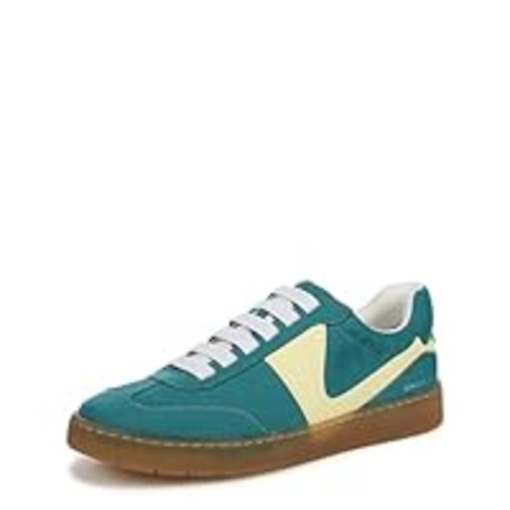 Franco Sarto Womens Ponti Sneaker Rimini Teal 7.5 M