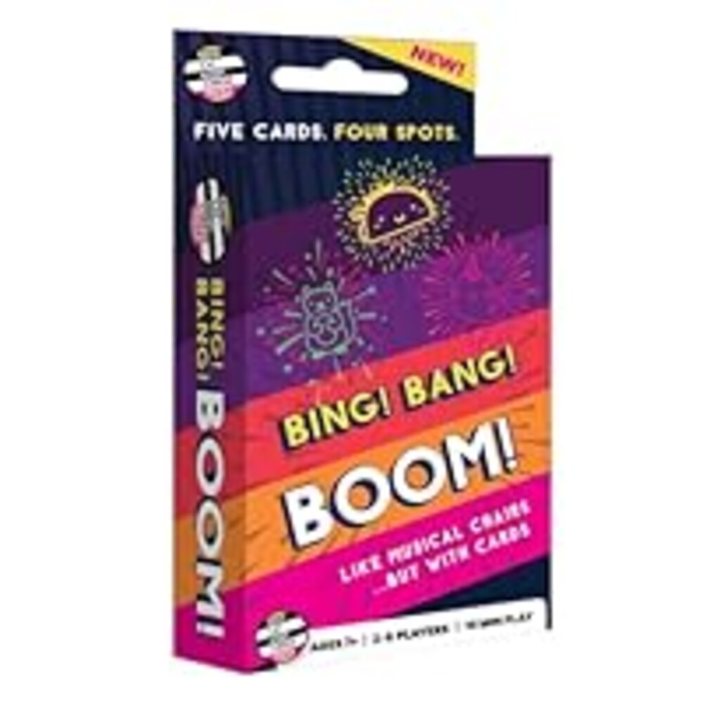 Bing Bang Boom Hilariously Fun Card Game for Family Game Night by Taco Cat Goat Cheese Pizza | Easy to Learn and Play with Fast 10 Minute Rounds | Fun for Kids, Teens, and Adults | 2 - 6 Players