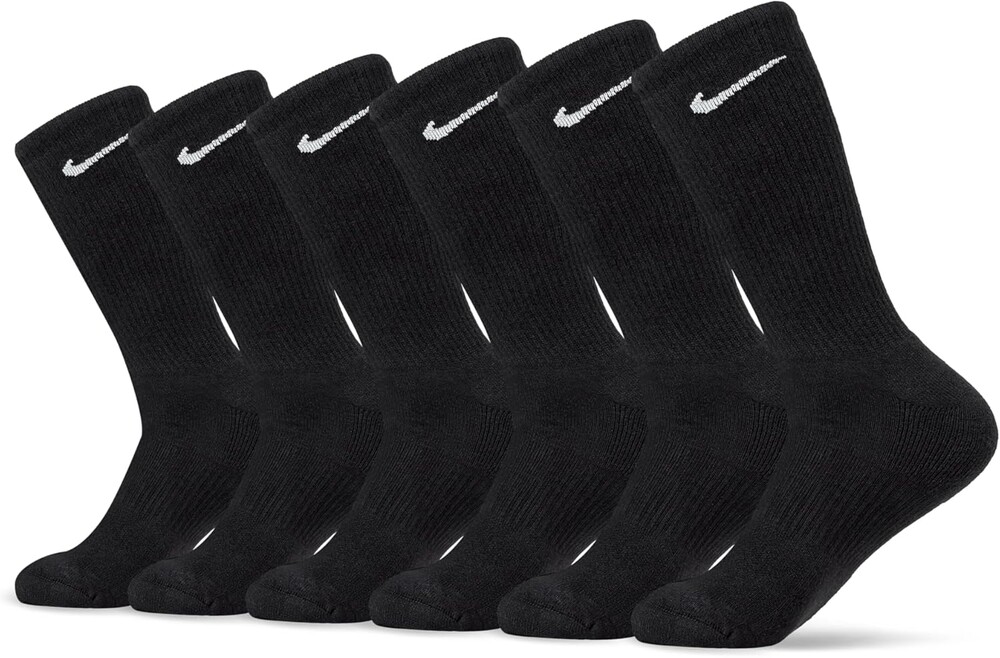 Nike Unisex Adult Everyday Cushioned Training Ankle Socks (6-Pack)
