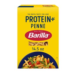 Barilla Protein+ (Plus) Penne Pasta, 14.5 Ounce - plant based - Made from Lentils, Chickpeas & Peas - Non-GMO, Kosher Certified