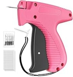HABGP Tagging Gun for Clothing with 5 Needles Replacements and 2000 Fastener, (Not Stitch Gun) Handheld Price Tag Gun for Clothes, Garment Pricing Tagging Attacher Gun for Retail Fabric Only