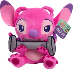 Disney Stitch That’s So Stich Angel Small 7-inch Plush, Stuffed Animal, Pink, Alien, Kids Toys for Ages 2 Up by Just Play