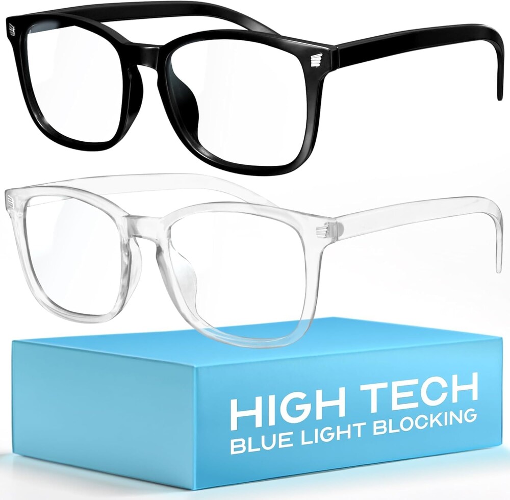 livho High Tech Blue Light Glasses - Advanced Blue Light Blocking Computer Glasses - Screen Fatigue & UV Protection