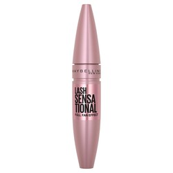 Maybelline Lash Sensational Washable Mascara, Lengthening and Volumizing for a Full Fan Effect, Blackest Black, 1 Count