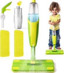 Toddler Spray Mop-Montessori Toys Mini Size Cleaning Mini Mop That Really Spray -Kid Pretend Play Toys Gift for Toddlers Girls Boys