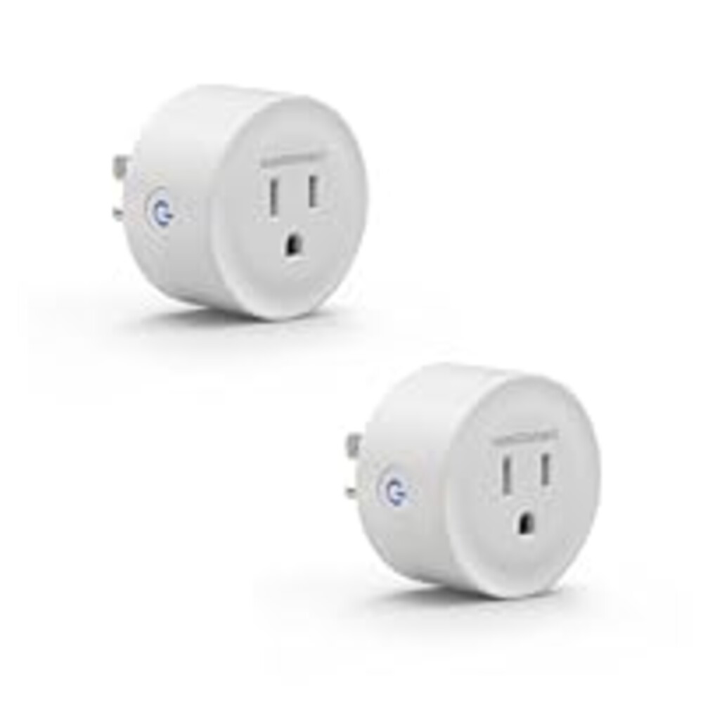wooaismart Smart Plug, WiFi Plugs Work with Alexa & Google Assistant, Smart Outlet with Timer & Group Controller, WiFi Outlet for Home, No Hub Required, ETL & FCC Certified, 2.4GHz WiFi, 16A, 2 Pack