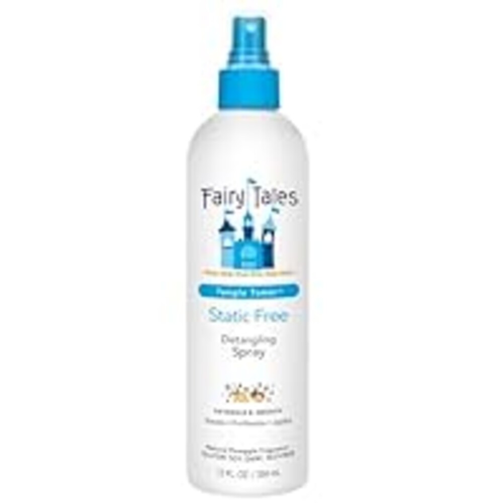 Fairy Tales Tangle Tamer Static Free Detangling Spray - Detangler Spray for Kids - Paraben Free, Sulfate Free, Gluten Free, Nut Free - 12 oz