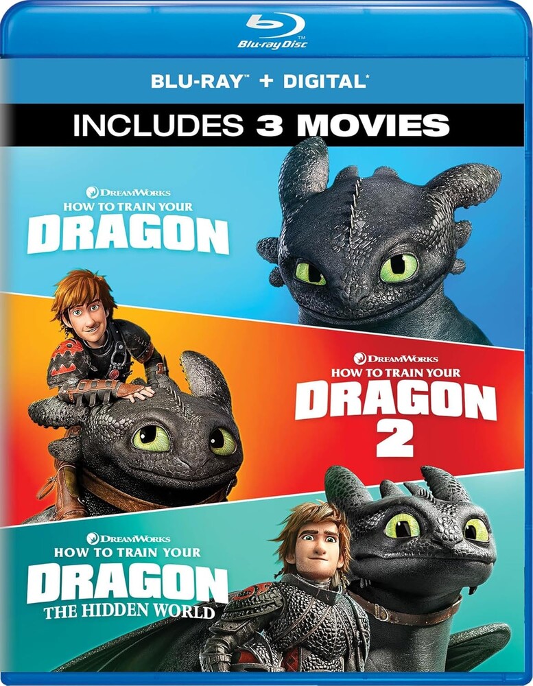 How to Train Your Dragon: 3-Movie Collection - Blu-ray + Digital