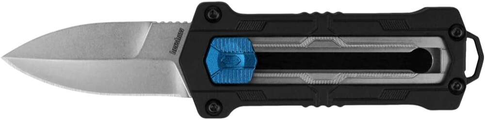 Kershaw Kapsule EDC Pocket Knife, 1.9" Spear Point Blade, Manual Opening, Sliding Button Lock,Black